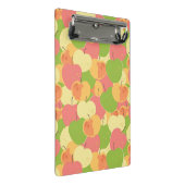 Verzierung mit Äpfeln Mini Klemmbrett (Schrägansicht)