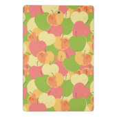 Verzierung mit Äpfeln Mini Klemmbrett (Rückseite)