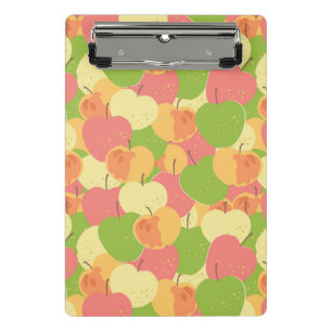 Verzierung mit Äpfeln Mini Klemmbrett