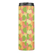 Verzierung mit Äpfeln Thermosbecher (Rückseite)