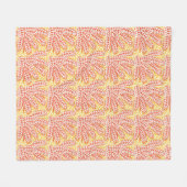 Verzierung mit den Weizenohren Fleecedecke (Vorderseite (Horizontal))