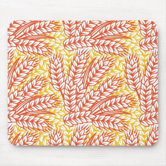 Verzierung mit den Weizenohren Mousepad (Vorne)