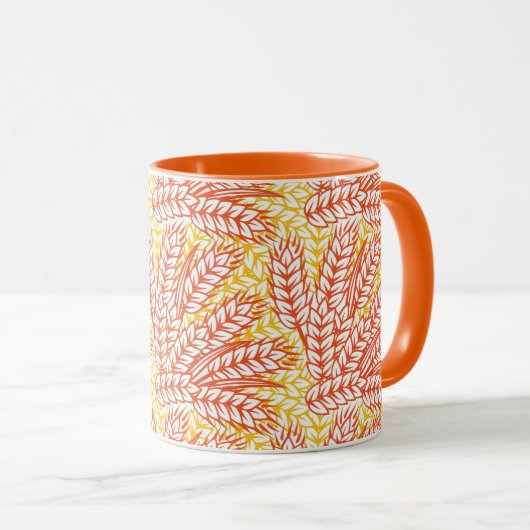 Verzierung mit den Weizenohren Tasse (VorderseiteRechts)