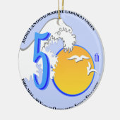 Verzierung: MLML 50. Rundenwelle/-sonne Keramikornament (Links)