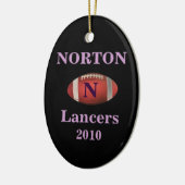 Verzierung Norton Lancers-2010 Keramikornament (Links)