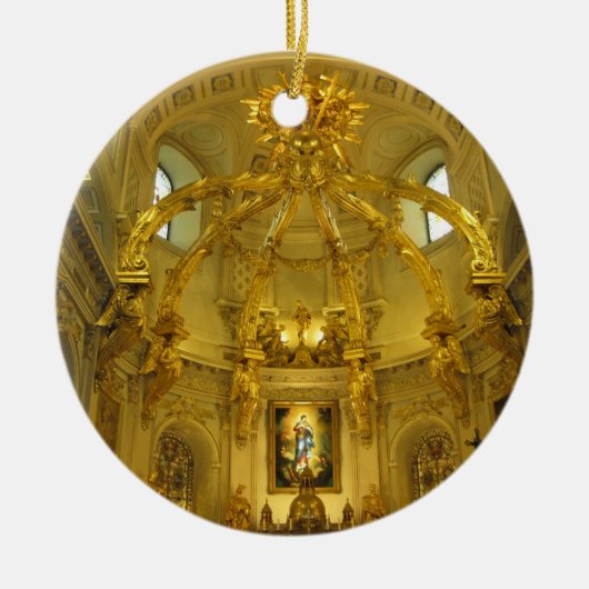 Verzierung Notre Dames Québec-Stadt Kanada Keramikornament (Vorne)