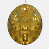 Verzierung Notre Dames Québec-Stadt Kanada Keramikornament (Links)