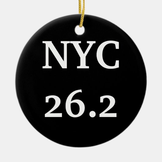 Verzierung NYC26.2 Keramik Ornament (Vorne)