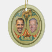 Verzierung Obama 2012 Keramikornament (Links)