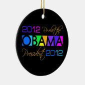 Verzierung OBAMA 2012 Keramikornament (Rechts)