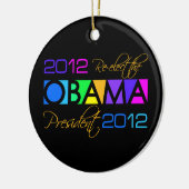 Verzierung OBAMA 2012 Keramikornament (Links)