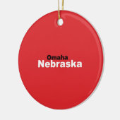 Verzierung Omahas, Nebraska Keramikornament (Links)