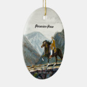 Verzierung, peruanischer Gebirgspfad Keramik Ornament (Rechts)