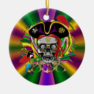 Verzierung Pirate-2 Keramik Ornament