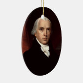Verzierung Präsidenten-James Madison Keramikornament (Rechts)