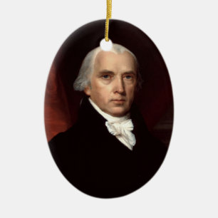 Verzierung Präsidenten-James Madison Keramikornament