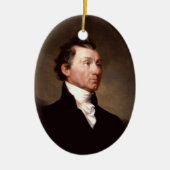 Verzierung Präsidenten-James Monroe Keramik Ornament (Vorne)