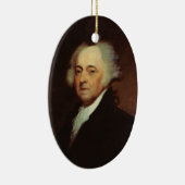 Verzierung Präsidenten-John Adams Keramikornament (Rechts)