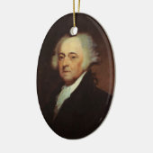 Verzierung Präsidenten-John Adams Keramikornament (Links)