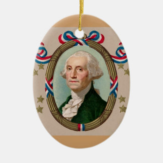 Verzierung Präsidenten-Washington Keramik Ornament
