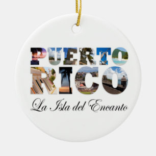 Verzierung Puertos Rico La Isla Del Encanto Keramikornament