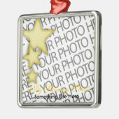 Verzierung, Quadrat-Prämie, Schablone, addieren Silbernes Ornament (Links)