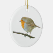 Verzierung Robins Redbreast Keramikornament (Rechts)