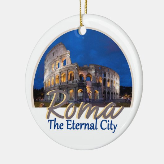 Verzierung ROMS Italien Keramik Ornament (Links)