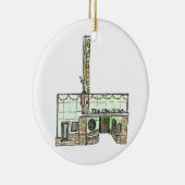 Verzierung San Carlos Kalifornien - Keramik Ornament (Rechts)