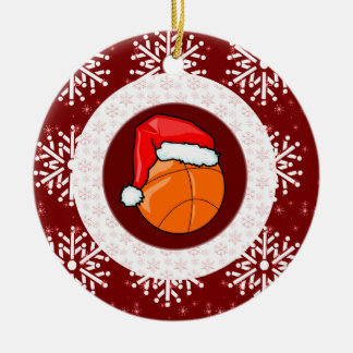 Verzierung - Sankt-Basketball Keramikornament