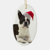 Verzierung Sankt Boston Terrier Keramik Ornament (Rechts)