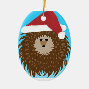 Verzierung Sankt Hedgie Keramikornament