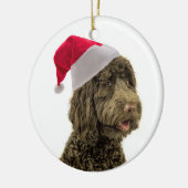 Verzierung Sankt Labradoodle Keramik Ornament (Links)