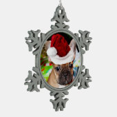 Verzierung Schneeflocke der Schneeflocken Zinn-Ornament (Links)