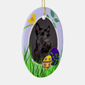 Verzierung Scottish-Terriers Ostern Keramik Ornament (Rechts)