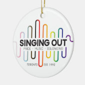 Verzierung singen keramik ornament (Links)