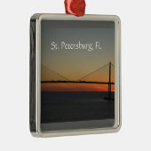 Verzierung St Petersburg Florida Ornament Aus Metall (Rechts)