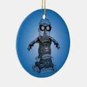 Verzierung Steampunk Roboter-einer durch Keramik Ornament (Rechts)