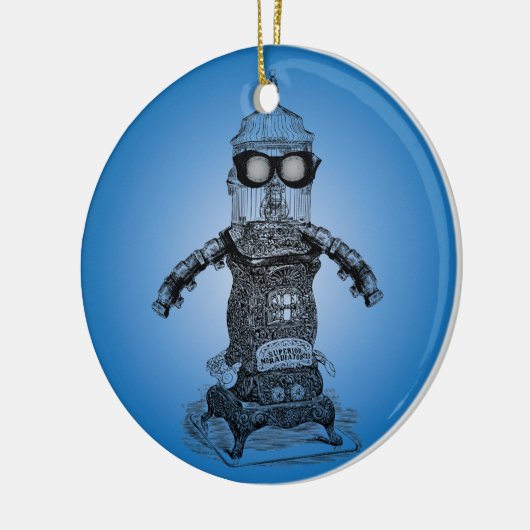 Verzierung Steampunk Roboter-einer durch Keramik Ornament (Links)