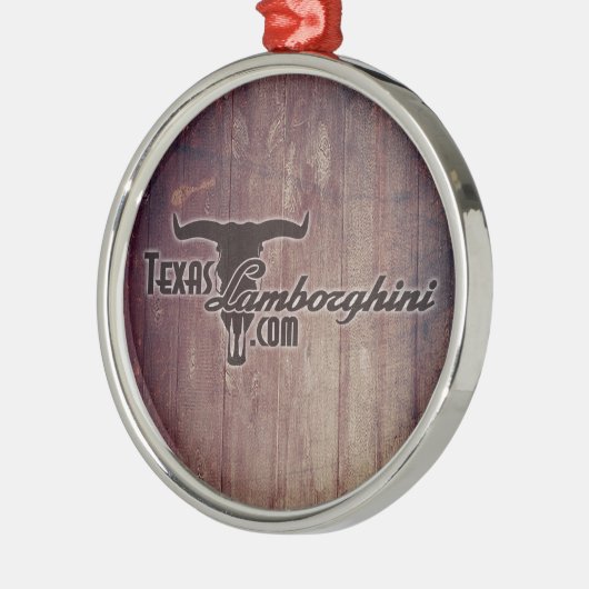 Verzierung Texas Lamborghini Silbernes Ornament (Links)