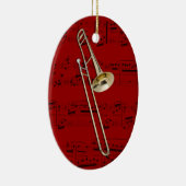 Verzierung - Trombone (Inhalt) - wählen Sie Ihre Keramik Ornament (Rechts)
