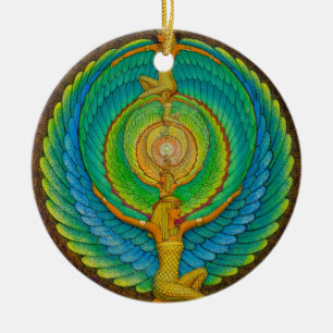 Verzierung "unbegrenzten Isis" Weihnachts Keramikornament