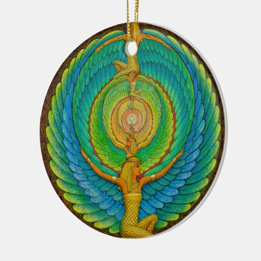 Verzierung "unbegrenzten Isis" Weihnachts Keramikornament (Links)