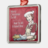 Verzierung: Und zu allem ein guter Biss Ornament Aus Metall (Links)