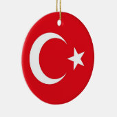 Verzierung unter der Flagge der Türkei Keramikornament (Rechts)