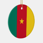 Verzierung unter der Flagge Kameruns Keramik Ornament (Rechts)