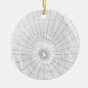 Verzierung, Verzierung von Spiderweb Halloween Keramikornament