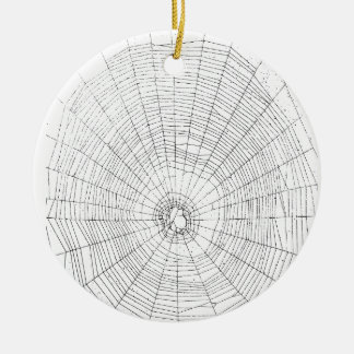 Verzierung, Verzierung von Spiderweb Halloween Keramikornament