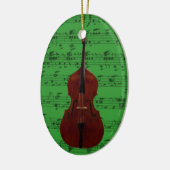 Verzierung - voller Kontrabass - wählen Sie Sie Keramik Ornament (Links)