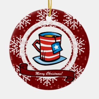 Verzierung - Weihnachtstee-Party Keramik Ornament